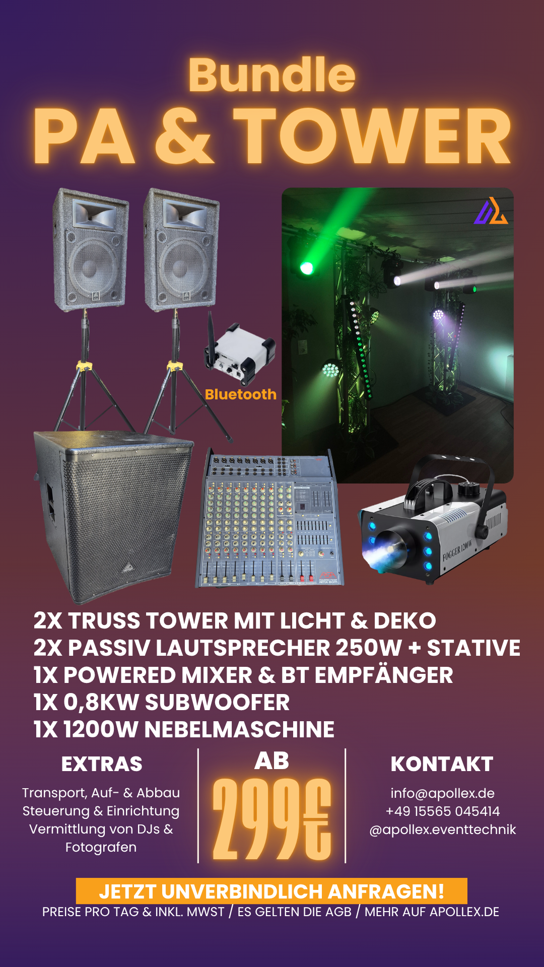 Eventtechnik Komplettpaket Bietigheim-Bissingen