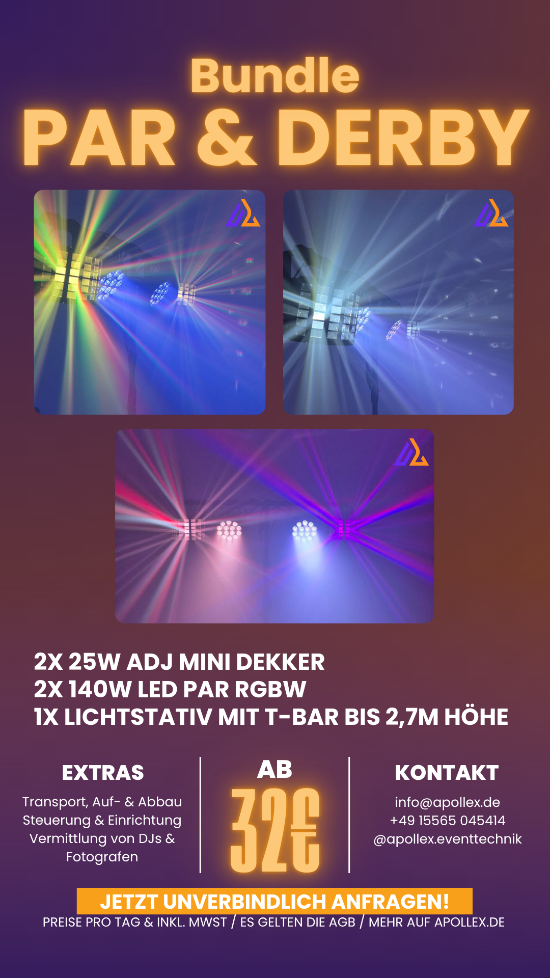 Effektlicht Setup Heilbronn